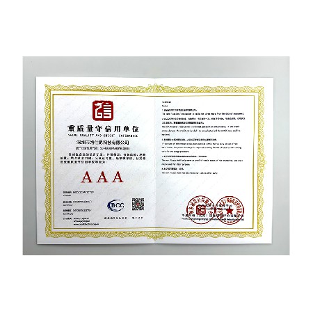 重质量守信用单位